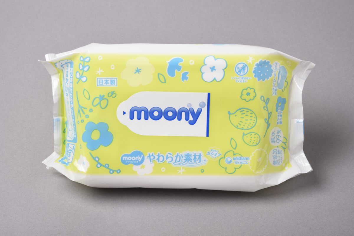 moony（ムーニー）やわらか素材のパッケージ
