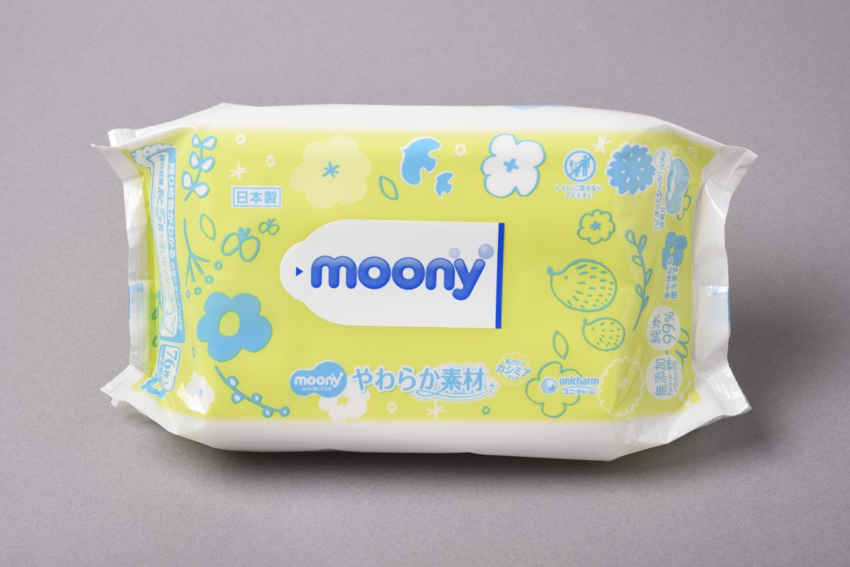 moony（ムーニー）やわらか素材 のパッケージ