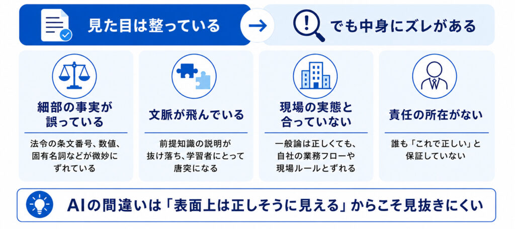 AIが苦手な「クリティカルな間違い」とは【解説図版】